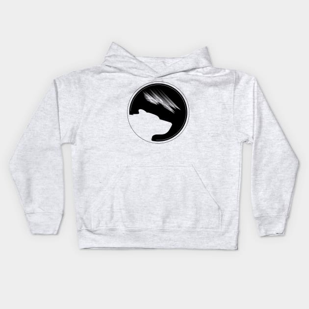 Polar Bear Kids Hoodie by Kat C.